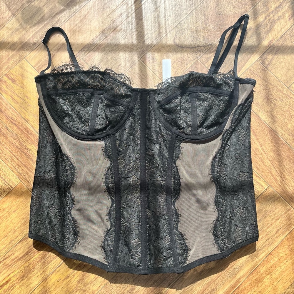 Out From Under Modern Love Corset - Black (XL)